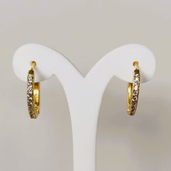 Aros bañados en Oro (Modelo Indi)