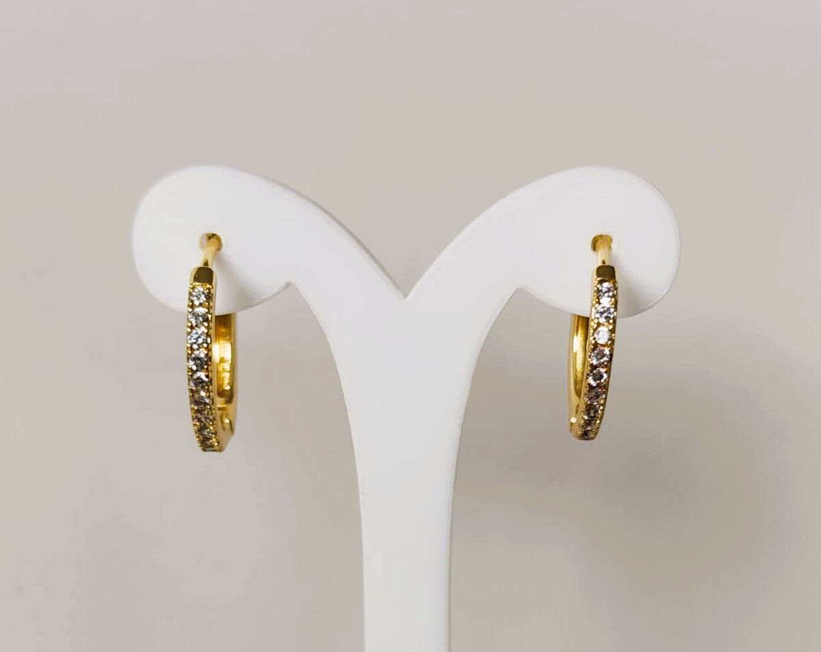 Aros bañados en Oro (Modelo Indi)