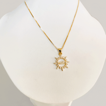 Collar bañado en Oro (modelo Mom)