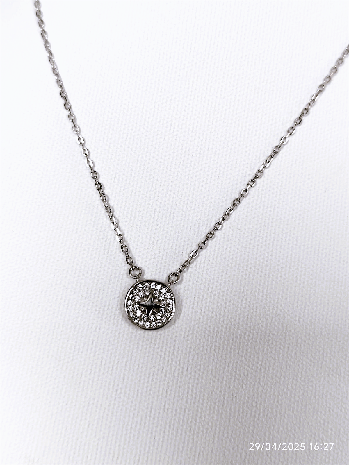 Collar de plata calidad 925 (Modelo star) - Imagen 2