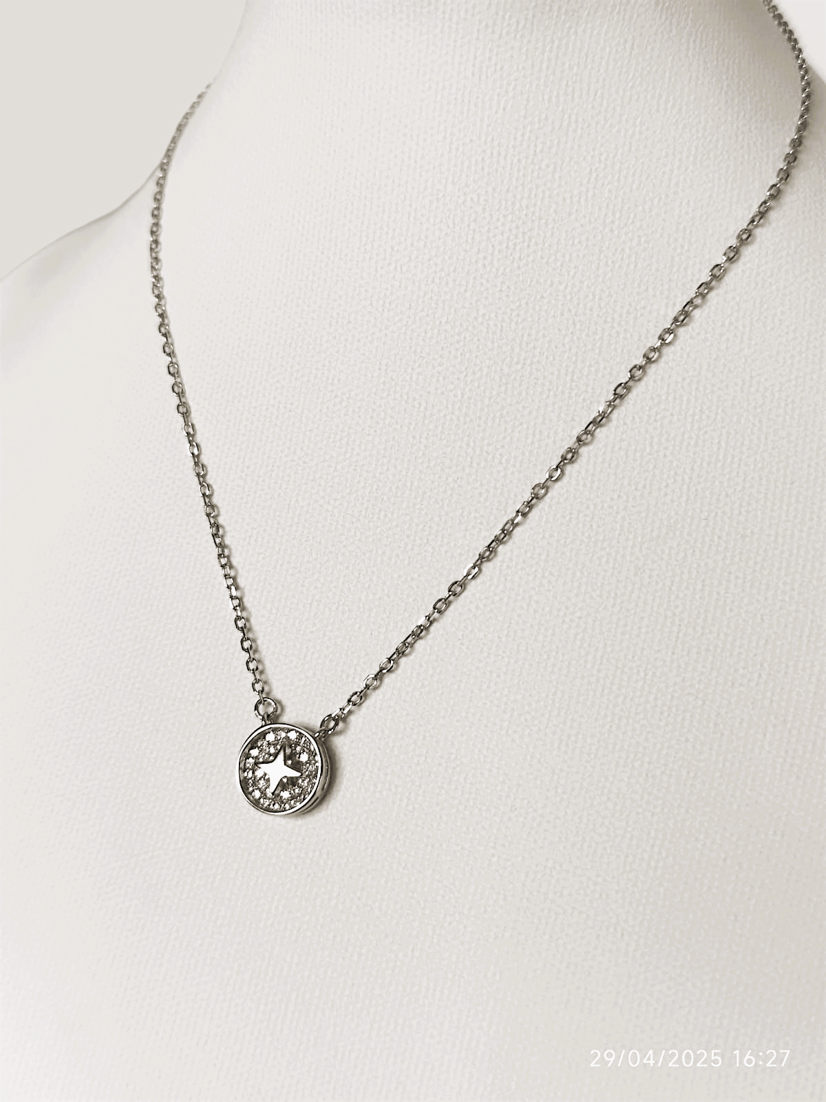 Collar de plata calidad 925 (Modelo star)