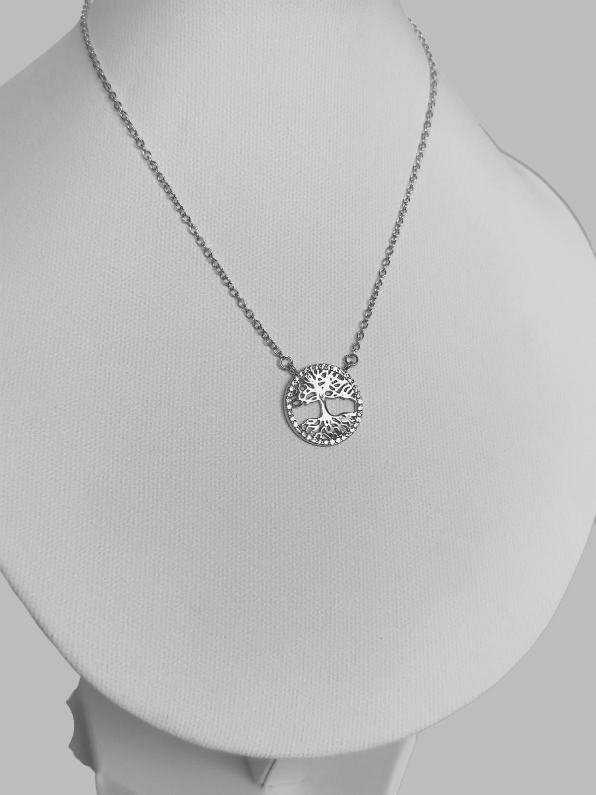 Collar de plata calidad 925 (Modelo Tree of life) - Imagen 3