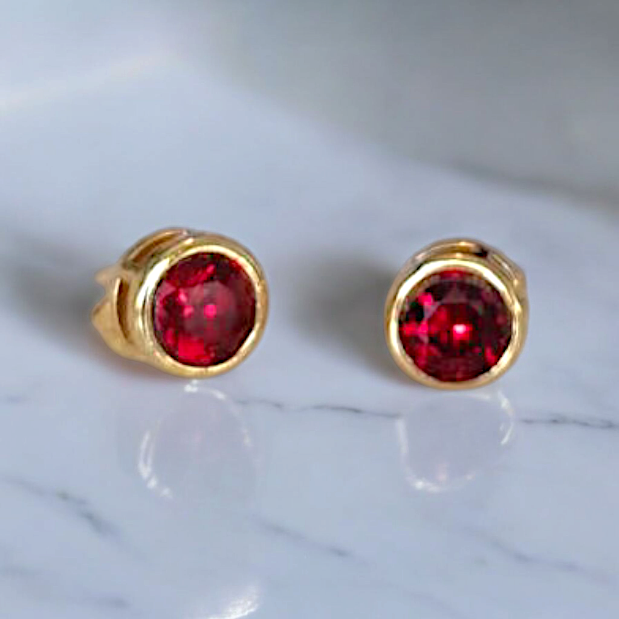 Aros bañados en Oro (Modelo light point)